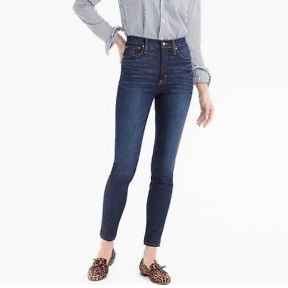 J. Crew 10” High Rise Toothpick Jean size 28